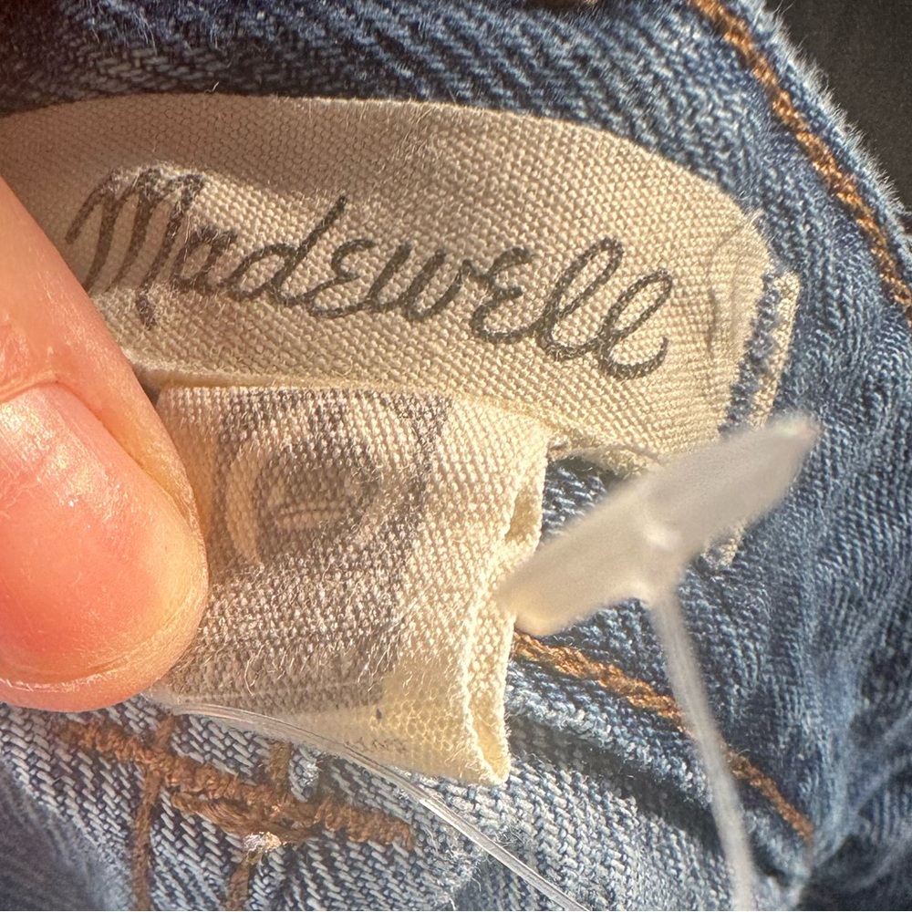 Madewell The Darted Barrel- Leg Jean 33 Wide Leg Medium Wash Denim - Picture 7 of 9